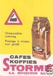Cafes koffies Storme S.A. Mouscron N.V. Onbewaakte overweg Passagge a