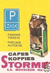 Cafes koffies Storme S.A. Mouscron N.V. Parkeer terrein parcage autori
