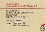 1 Filu-flora merelbeekse hobbyclub Ruilbeurs in St. Michielsscool Berg