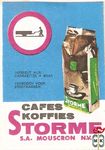 Cafes koffies Storme S.A. Mouscron N.V. Interdit aux charrettes a bras