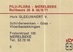 5 Filu-flora merelbeke Ruilbeurs 25 & 26/9/71 Huis Sleeuwaert V. Schil