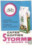 Cafes koffies Storme S.A. Mouscron N.V. Verboden voor rijwielen Interd