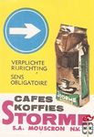Cafes koffies Storme S.A. Mouscron N.V. Parkeer terrein parcage autori