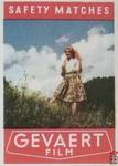 Gevaert Film Safety Matches