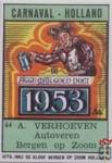 A. VERHOEVEN Autoveren Bergen op Zoom CARNAVAL-HOLLAND Uitg. 1962 de k