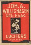 Joh. A. Willighagen Den Haag Lucifers Ned. fabr.