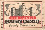 Old Castle safety matches Quality Guaranteed average contents 40 forei