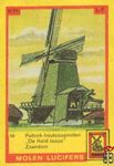 Paltrok-houtzaagmolen "De Held Jozua" Zaandam Molen lucifers