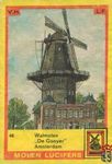 Walmolen "De Gooyer" Amsterdam Molen lucifers v.h. l.f.