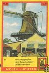 Houtzaagmolen "De Salamander" Leidschendam Molen lucifers v.