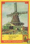 Houtzaagmolen "De Herder" Leiden Molen lucifers v.h. l.f.