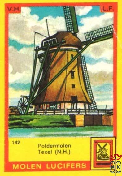 Poldermolen Texel (N.H.) V.H. L.F. Molen Lucifers