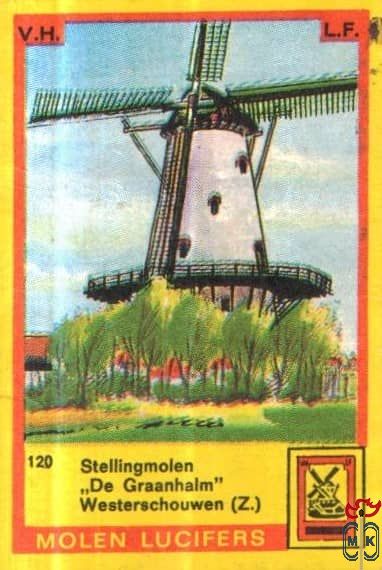 Stellingmolen "De Graanhalm" Westerschouwen (Z.) V.H. L.F. M