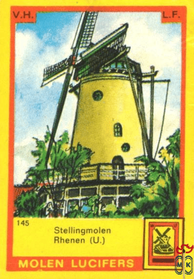 Stellingmolen Rhenen (U.) (N.H.) V.H. L.F. Molen Lucifers