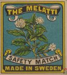 The Melatti safety matches made in Sweden