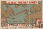 Svenska Amerika linien Goteborg direkt New-York made by Swedish match