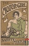 The Motor Girl safety match made in Sweden
