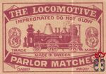 The Locomotive parlor matches impregnated do not glow damp proof trade