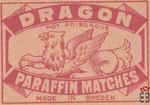 Dragon not poisonous paraffin matches made in Sweden 48*32