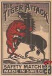 The Tiger Attack safety matches made in Sweden