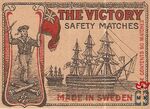 The Victory safety matches average contents 60 matches made in Sweden
