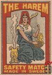 The Harem safety matches made in Sweden