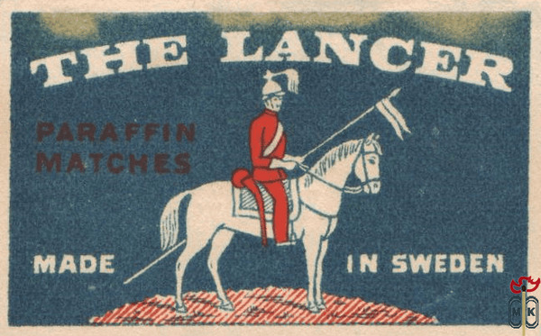 The Lancer paraffin matches made in Sweden