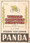 78 Panda Zolder-Terlaemen Wereld kampioen schappen voor beroepsrenners