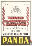 72 Panda Zolder-Terlaemen Wereld kampioen schappen voor beroepsrenners