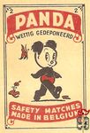 2 Panda wettig gedeponeerd safety matches made in Belgium