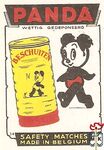 14 Panda wettig gedeponeerd safety matches made in Belgium