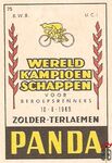 75 Panda Zolder-Terlaemen Wereld kampioen schappen voor beroepsrenners