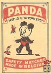 4 Panda wettig gedeponeerd safety matches made in Belgium
