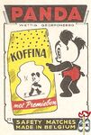 12 Panda wettig gedeponeerd safety matches made in Belgium