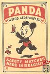 5 Panda wettig gedeponeerd safety matches made in Belgium