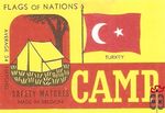 Turkey flags of nations safety matches made in Belgium average 34 matc