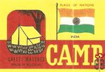 India Flags of nations Camp safety matches made in Belgium