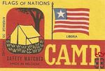 Liberia flags of nations safety matches made in Belgium average 30 mat