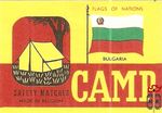 Bulgaria Flags of nations Camp safety matches made in Belgium