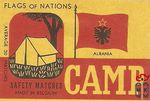 Albania flags of nations safety matches made in Belgium average 30 mat