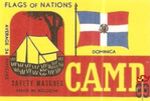 Dominica Flags of nations Camp safety matches made in Belgium