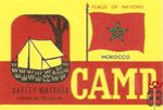 Morocco Flags of nations Camp safety matches  made in Belgium