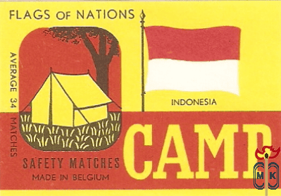 Indonesia Flags of nations Camp safety matches average 34 matches made