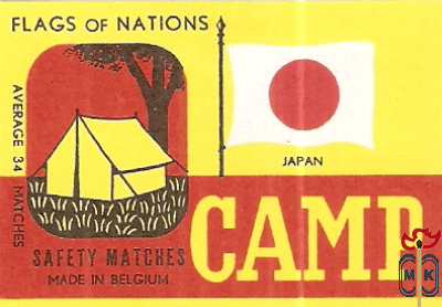Japan Flags of nations Camp safety matches average 34 matches made in