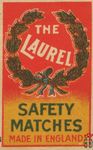 The Laurel safety matches made in England