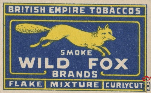 Wild Fox British empire tobaccos smoke brands flake mixture curlycut