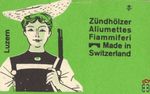 Luzern Zundholzer Allumettes Fiammiferi Made in Switzerland