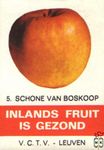 Schone van boskoop Inlands fruit is gezond v.c.t.v. - Leuven