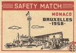 Monaco Bruxelles 1958 safety match