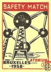 Atonium Bruxelles 1958 safety match